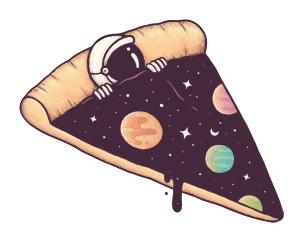 Pack of 56 Universe Stars space sticker