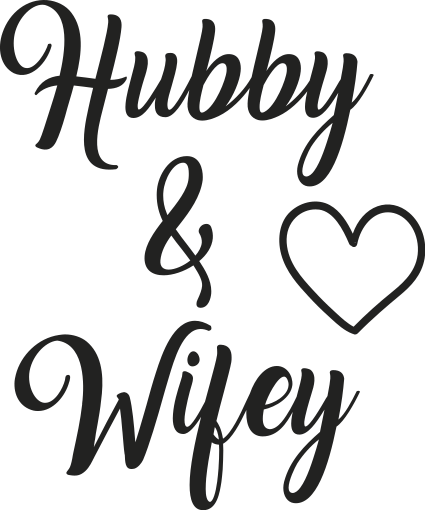 King and Queen, Husband and Wife heart bridal stickers - TenStickers