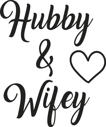 Hubby And Wifey Wedding Sticker Tenstickers