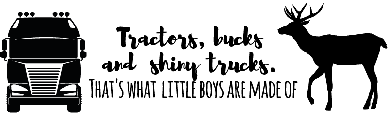 Tractors, bucks and shinyy trucks toy sticker - TenStickers