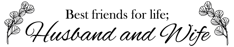 Best Friends for Life couple wedding decal - TenStickers