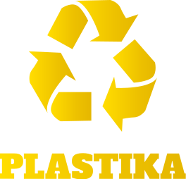 Naljepnica za recikliranje plastične posude - TenStickers