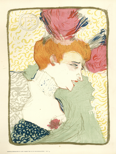 Lautrec Portrait Wall Sticker - TenStickers