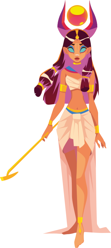 Egyptian goddess politics stickers - TenStickers