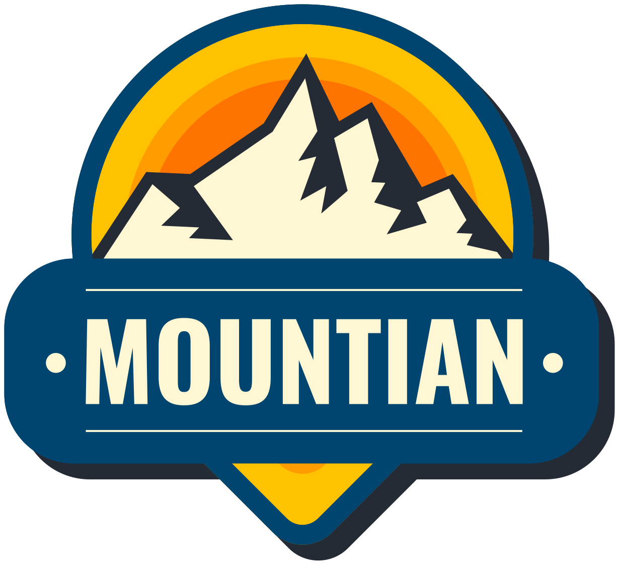 Mountain Explorer Motorhome sticker - TenStickers