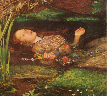 Sticker peinture Ophélie - TenStickers