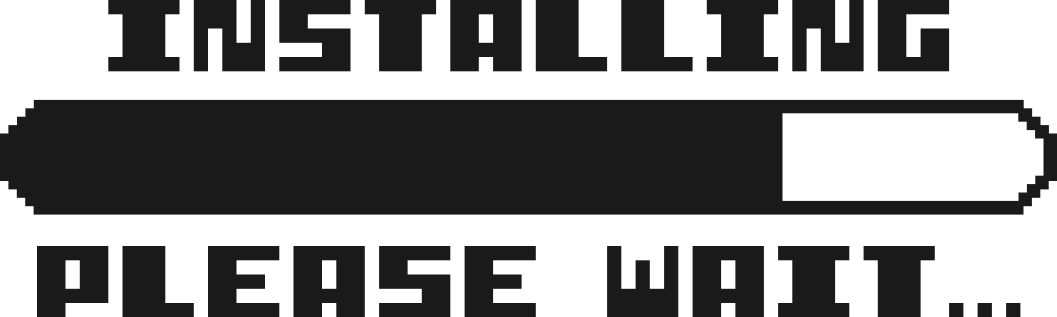 Loading installing video game vinyl sticker - TenStickers