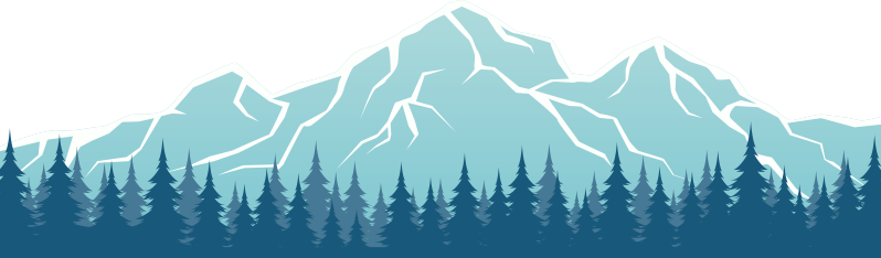 Mountain churfirsten nature wall sticker - TenStickers