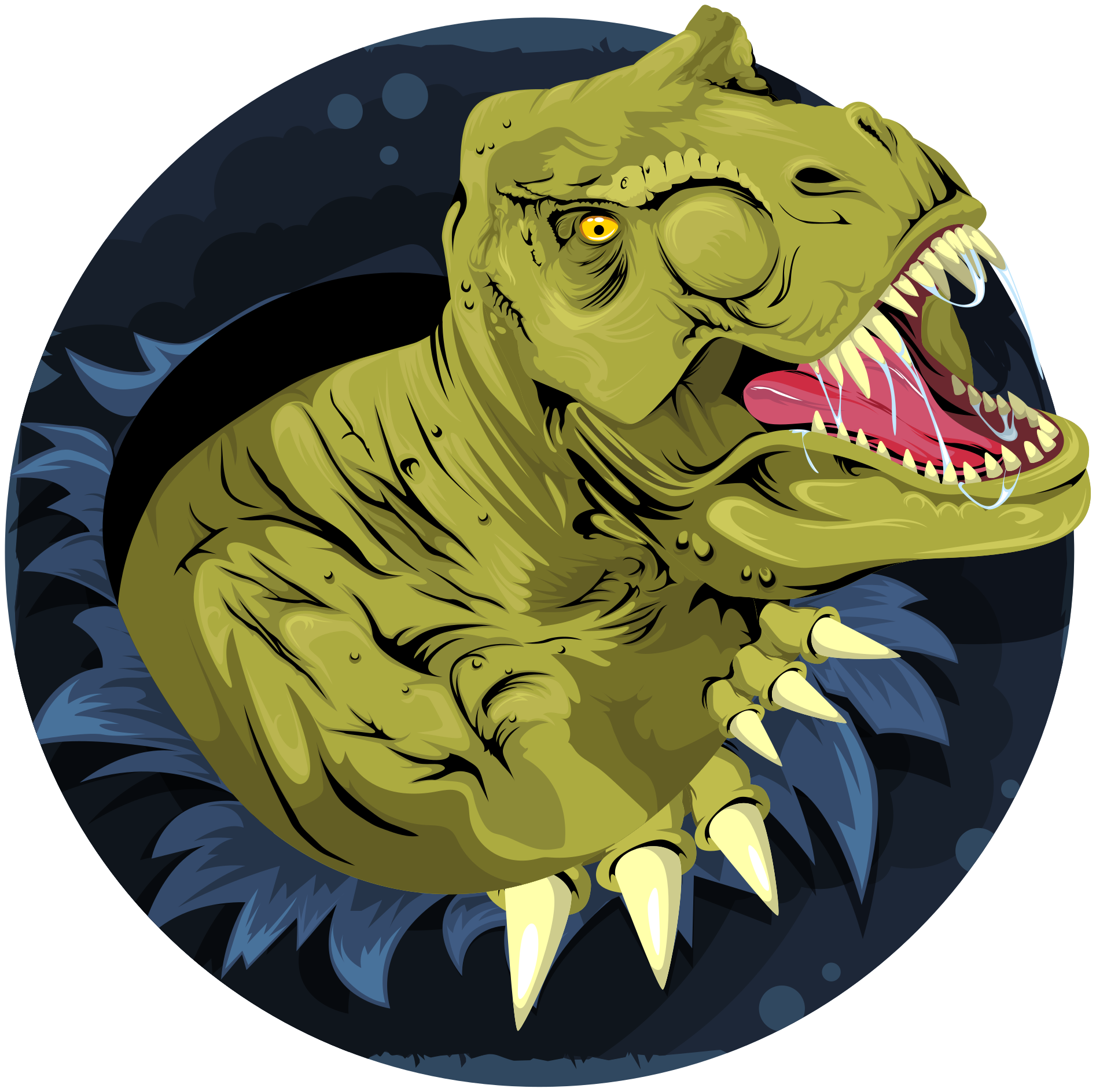 Adesivo dinossauro T-rex 3D - TenStickers