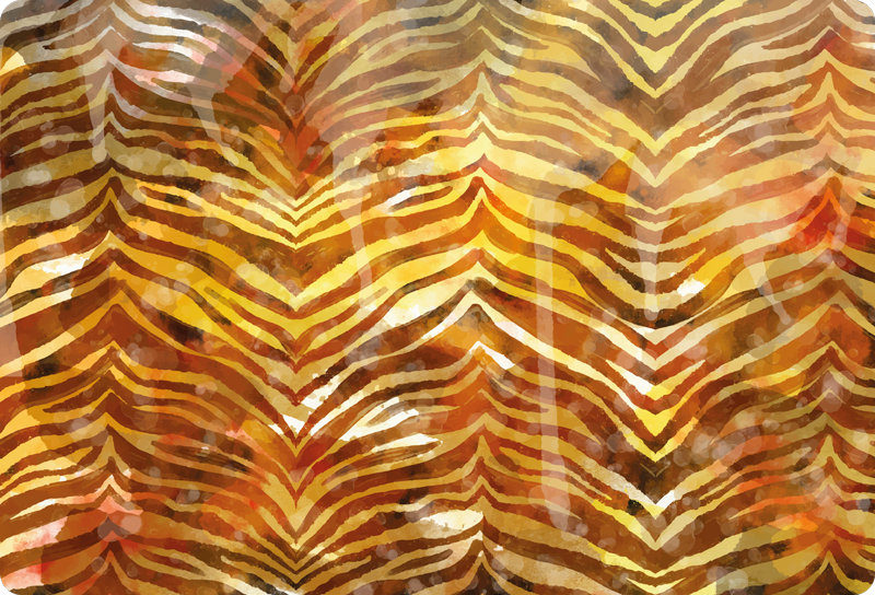 Laptop sticker Zebra aquarel textuur - TenStickers