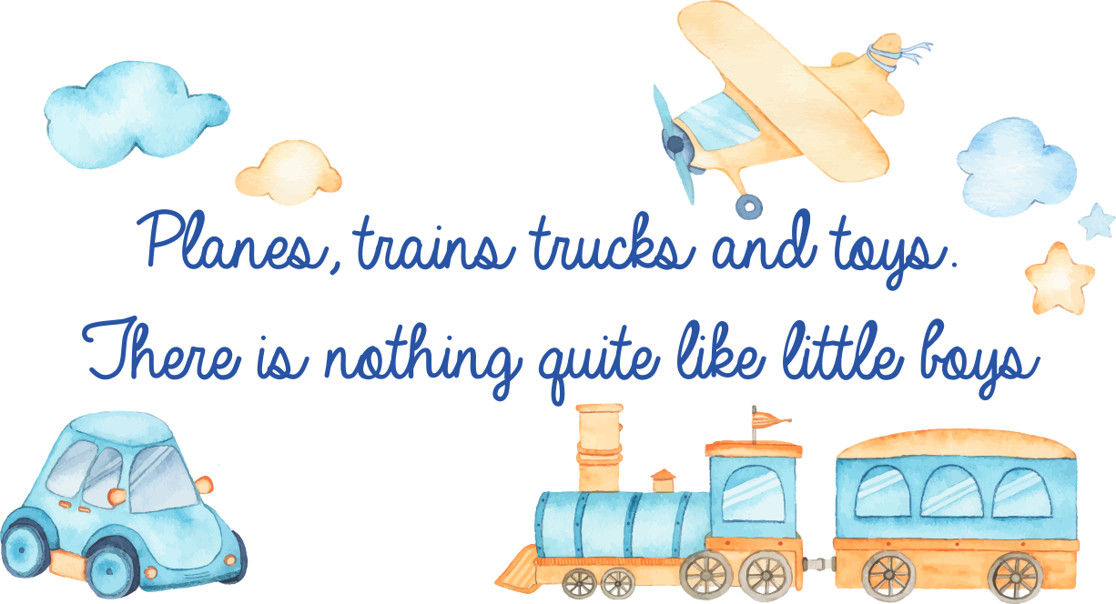 Planes trains, trucks and toys sticker - TenStickers