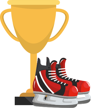 Ice Hockey Trophy wall sticker - TenStickers