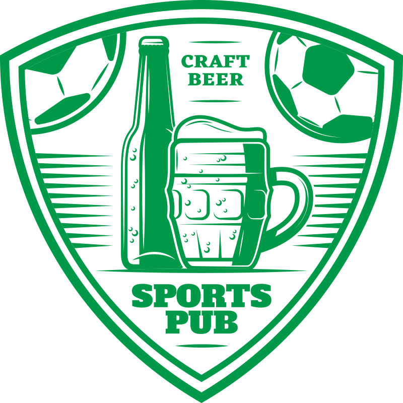 Sports bar soccer football wall sticker - TenStickers