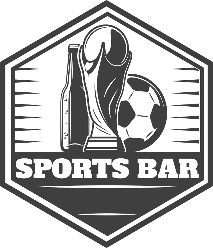 Sports bar and beer football wall sticker - TenStickers