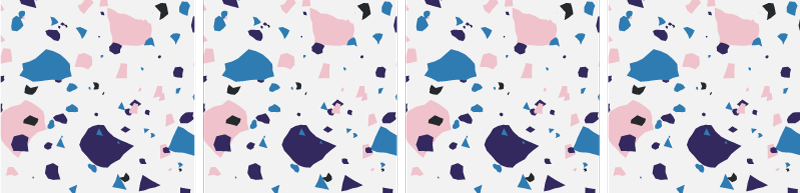 Naklejka na kafelki Płytki terazzo - TenStickers