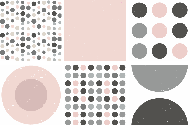 Nordic Pattern tile sticker - TenStickers