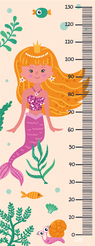 高度图气泡高度图墙贴 - TenStickers