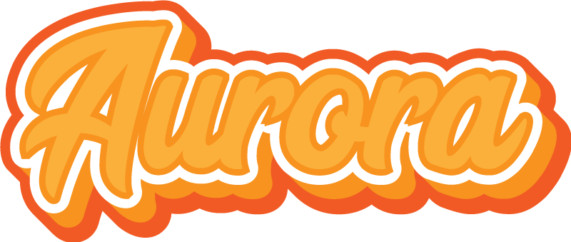 graffiti name orange urban sticker - TenStickers