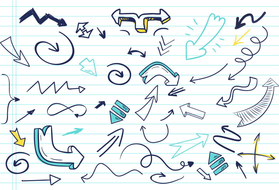 笔记本电脑皮肤 抽象线条图案 - TenStickers