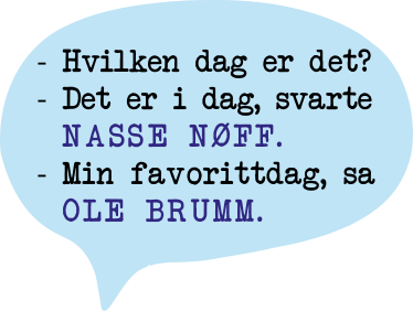 Norsk sitat min favorittdag klistremerker - Tenstickers