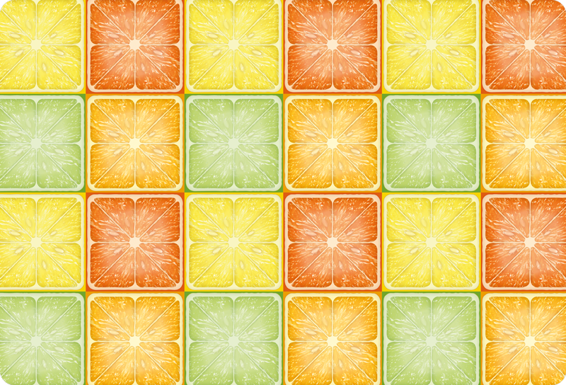 Laptop Aufkleber Bunte zitrusstruktur - TenStickers