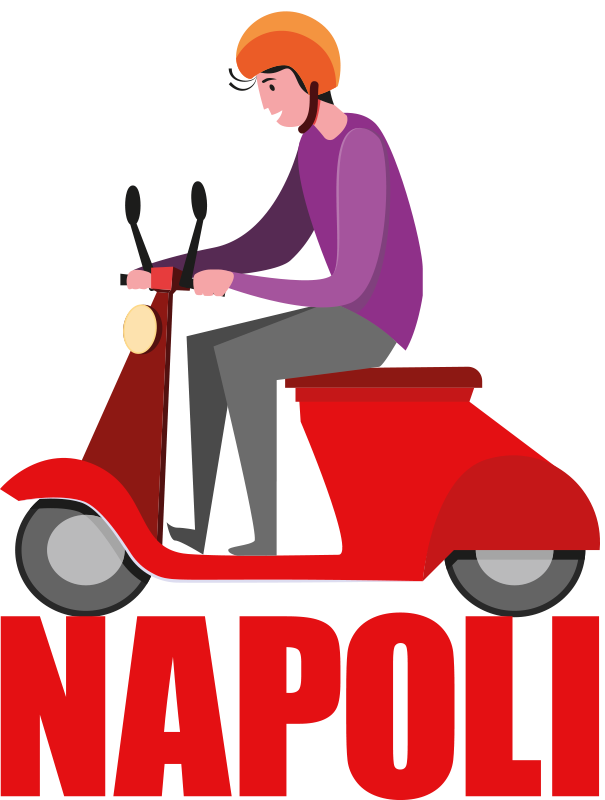 Aufkleber Neapel und menschen TenStickers