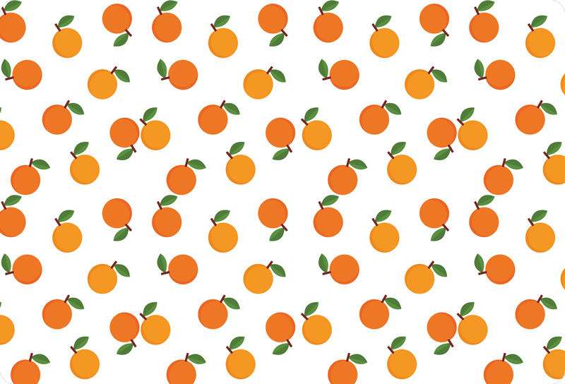 Naklejka na laptopa Eleganckie pomarańcze - TenStickers