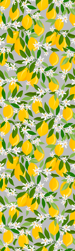 Autocolant frigider cu lămâie - TenStickers