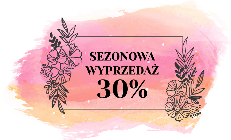 Naklejka na szyby Rabat sezonowy - TenStickers