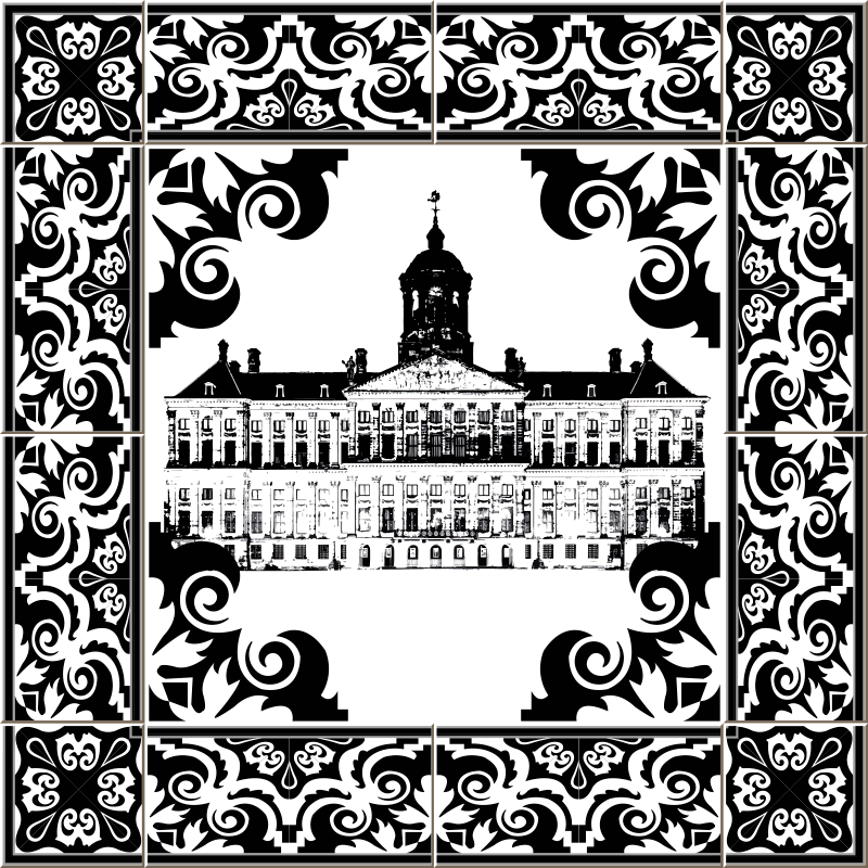 Kuninkaallinen palatsi kaakelitarra - Tenstickers