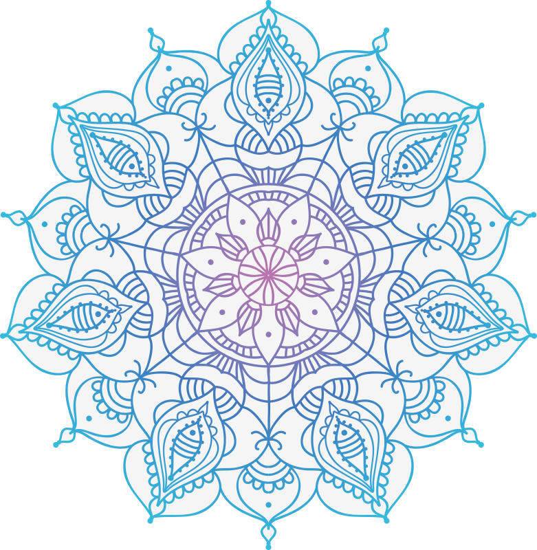 αυτοκόλλητο αραβικό floral σχέδιο αραβικό σχέδιο - TenStickers