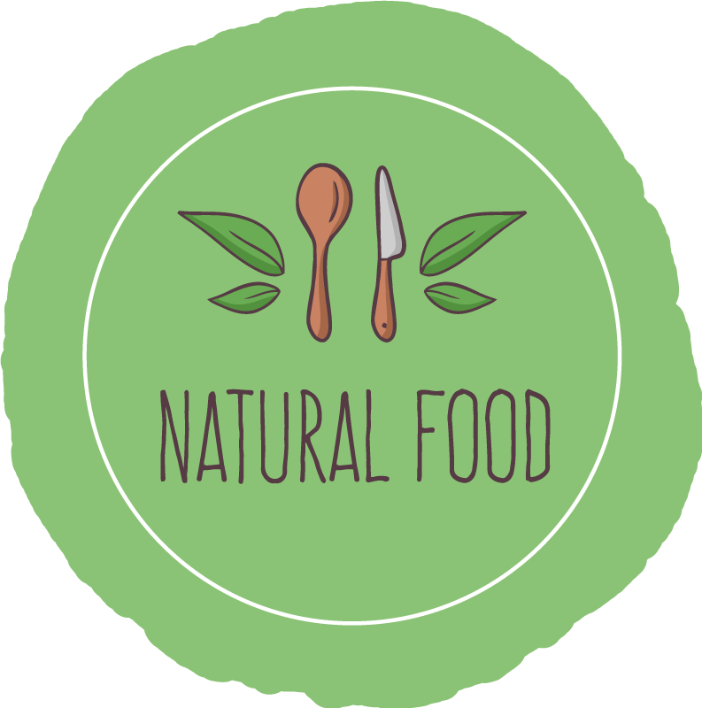 Autocolantes para oficinas Comida natural - TenStickers