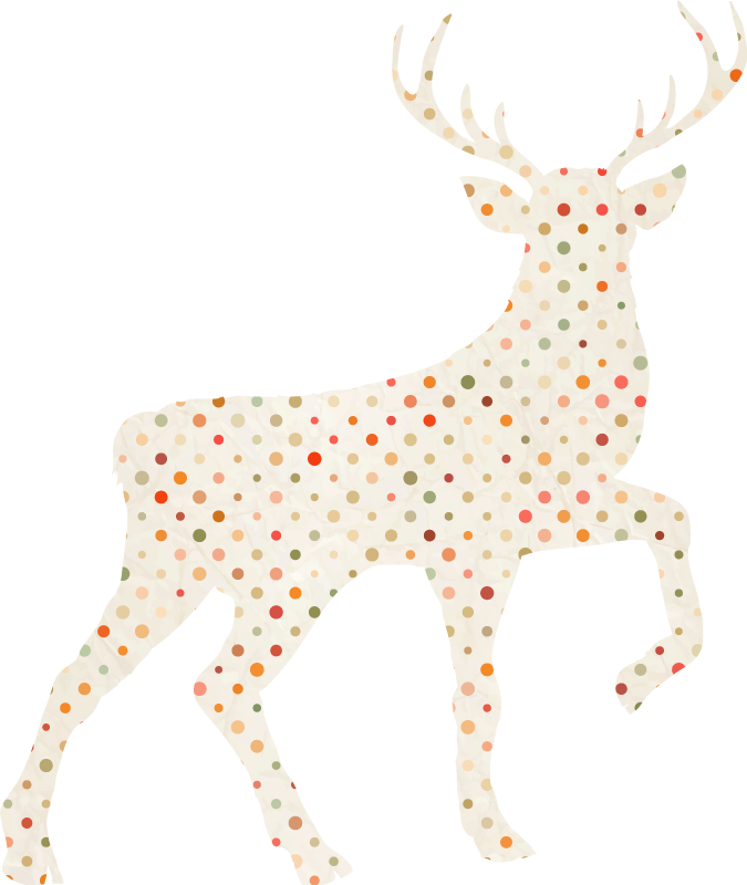 Autocolantes decorativos de animais diversos Veado malhado - TenStickers