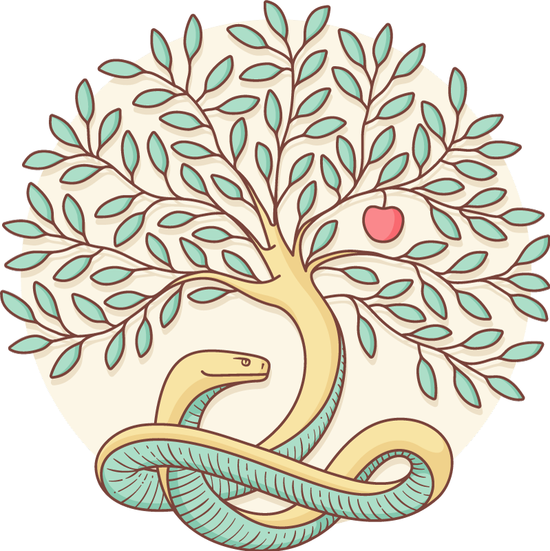 αυτοκόλλητο δέντρο της γνώσης - TenStickers