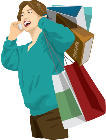 销售购物贴图 - TenStickers