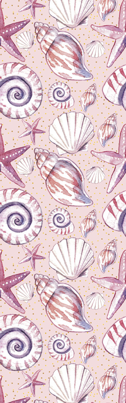 Vinilo para nevera Nevera de vida marina - TenVinilo