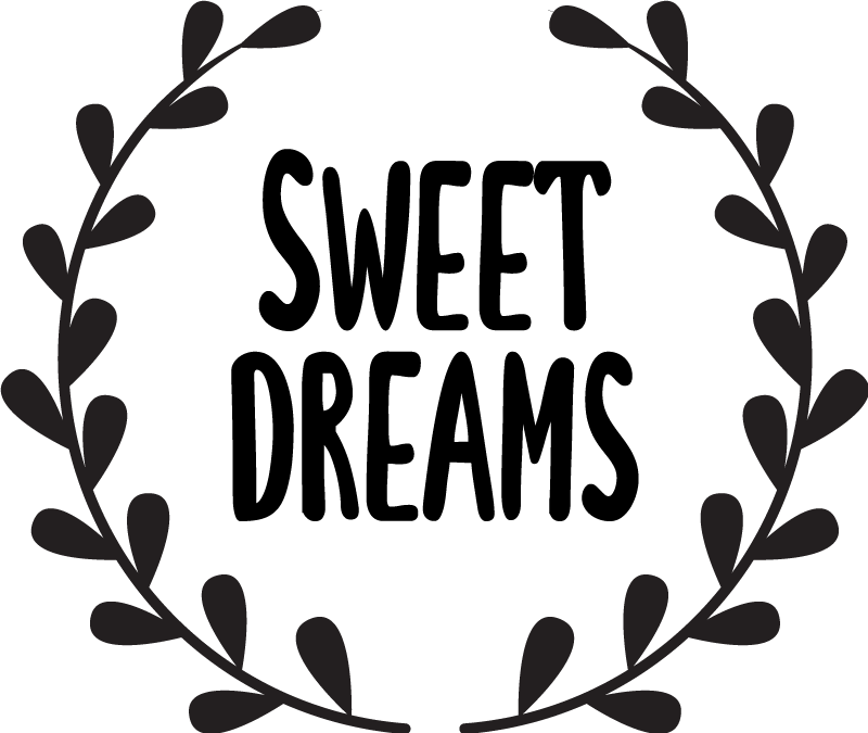 édes álmok olívaágak szöveg matrica - TenStickers