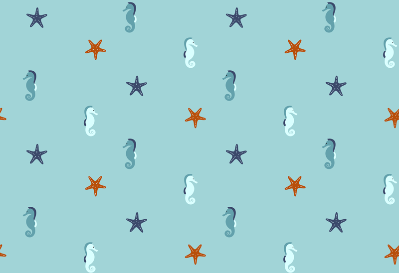 αυτοκόλλητο επίπλων θαλάσσιου στιλ - TenStickers