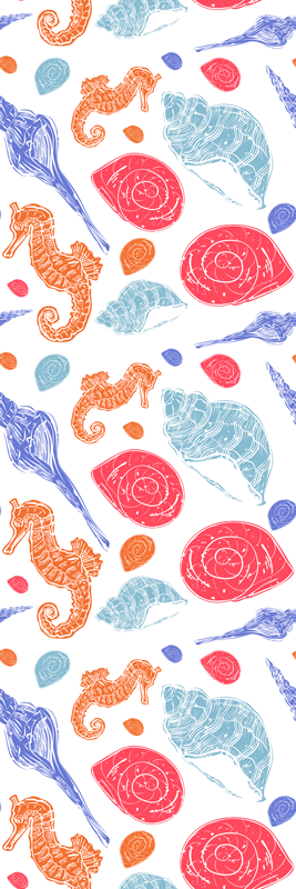 Vinylskylt med undervattens kylskåp - Tenstickers