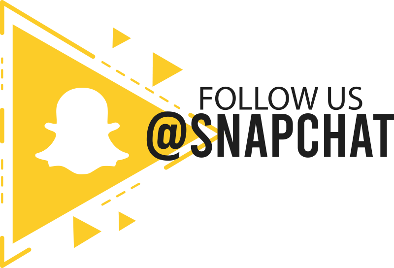 Follow on Snapchat window sticker - TenStickers