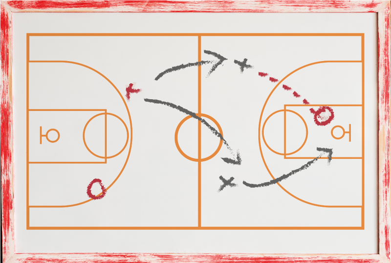 Board game sports coach furniture decal - TenStickers