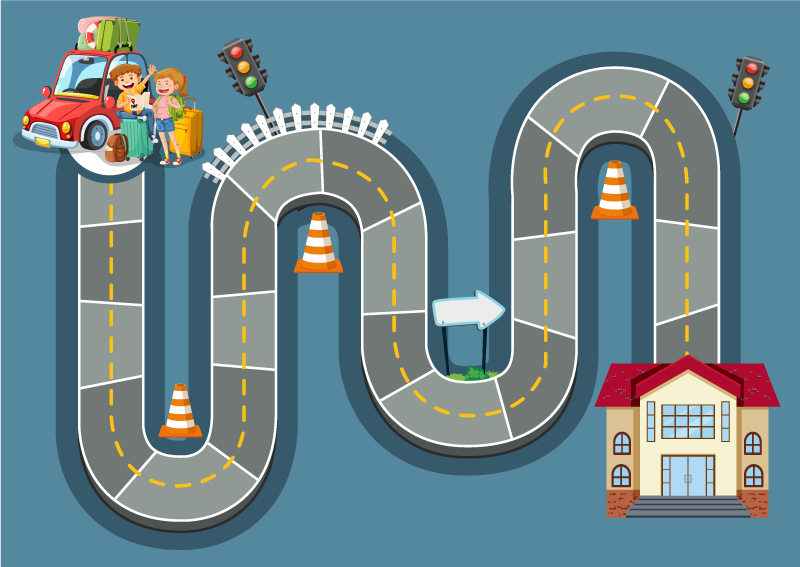 Board Game Road Decals For Furniture TenStickers board-game-road-decals-for-furniture-tenstickers