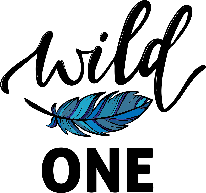 Wild one Helmet bike decal TenStickers