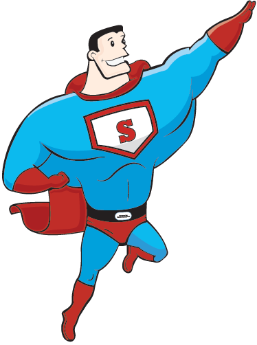 Tenstickers Sticker Kinderkamer Superman tenstickers kopen in de aanbieding