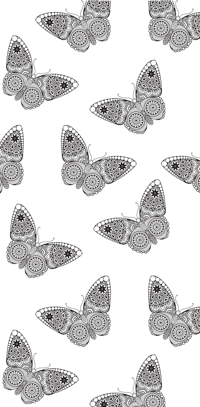 Butterfly butterfly decal