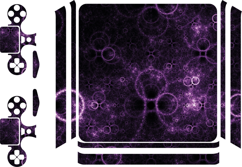 αυτοκόλλητο αφηρημένη κύκλους playstation - TenStickers