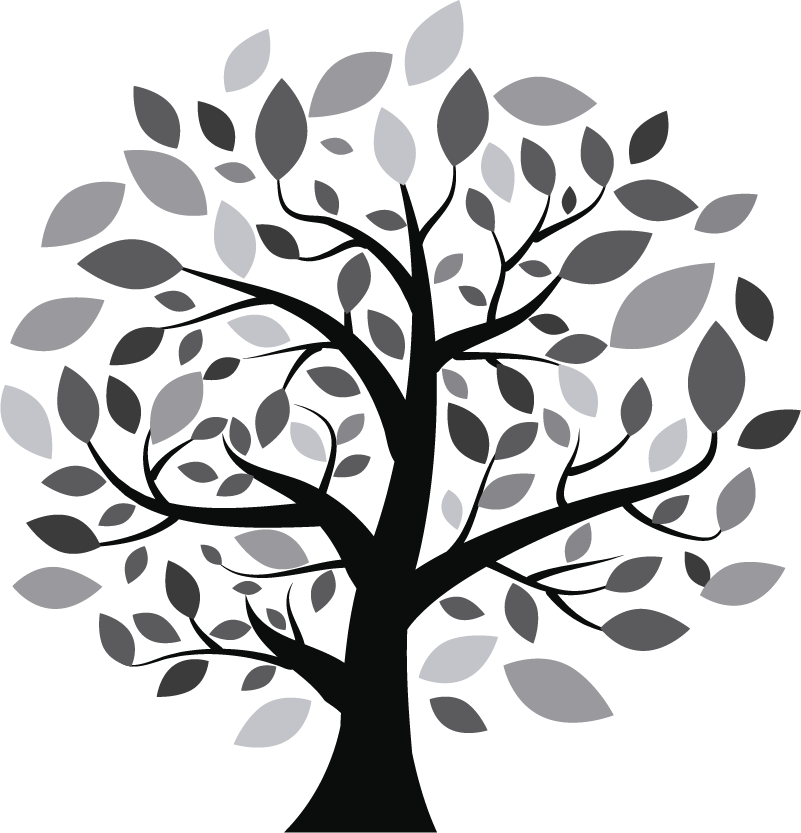 Vinilo decorativo árbol de muchas ramas - TenVinilo
