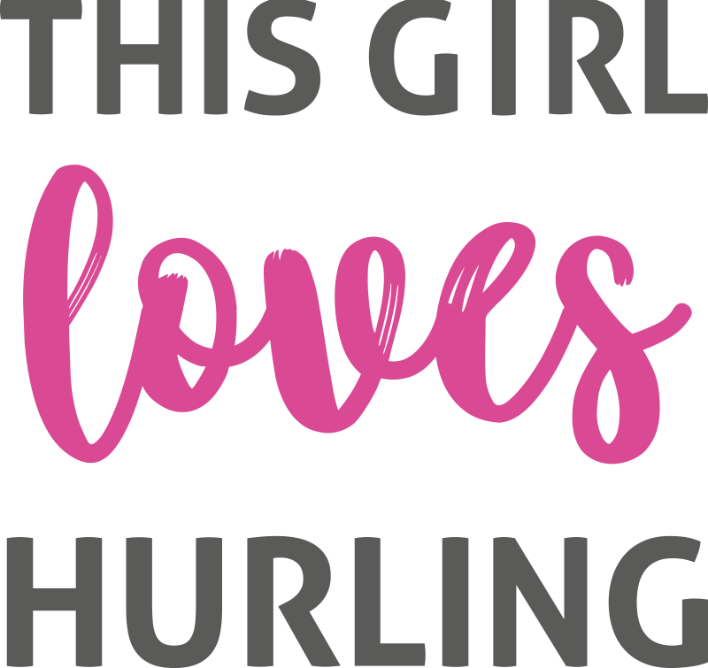 This girl loves hurling laptop skins - TenStickers