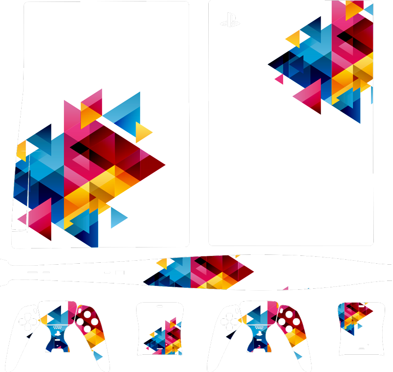 Rainbow Gradient Playstation 5 decal