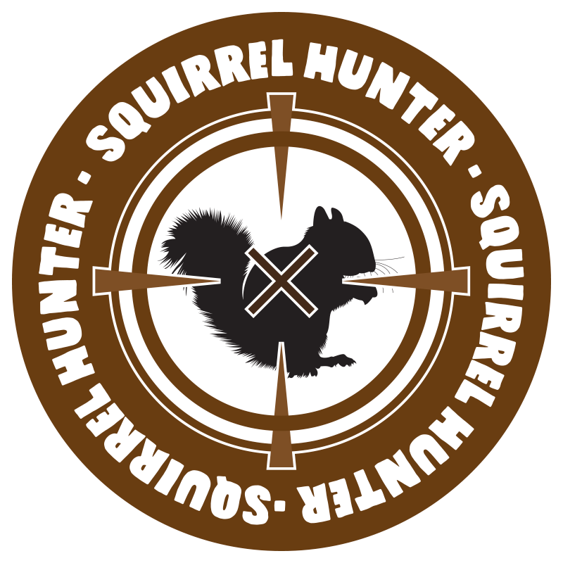 Squirrel hunter car Sticker - TenStickers